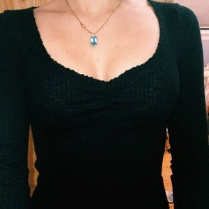 Me to we xs black long sleeves